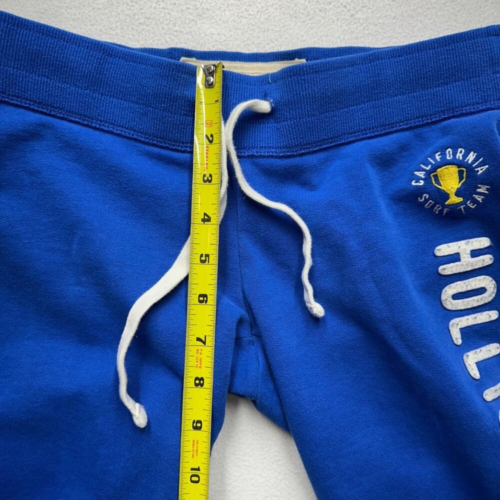 💙Hollister Womens Small Royal Blue Sweatpants Vintage Y2K Low Rise Lightweight💙 - Picture 10 of 11